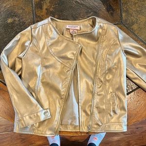 Toddler Girl’s Gold Juicy Couture Jacket!